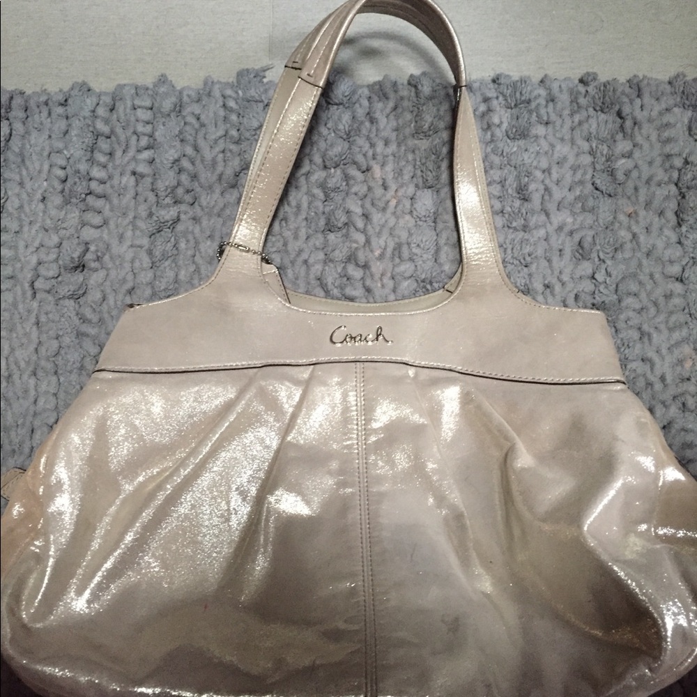 Coach metallic bag